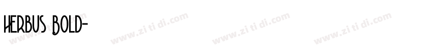 Herbus Bold字体转换